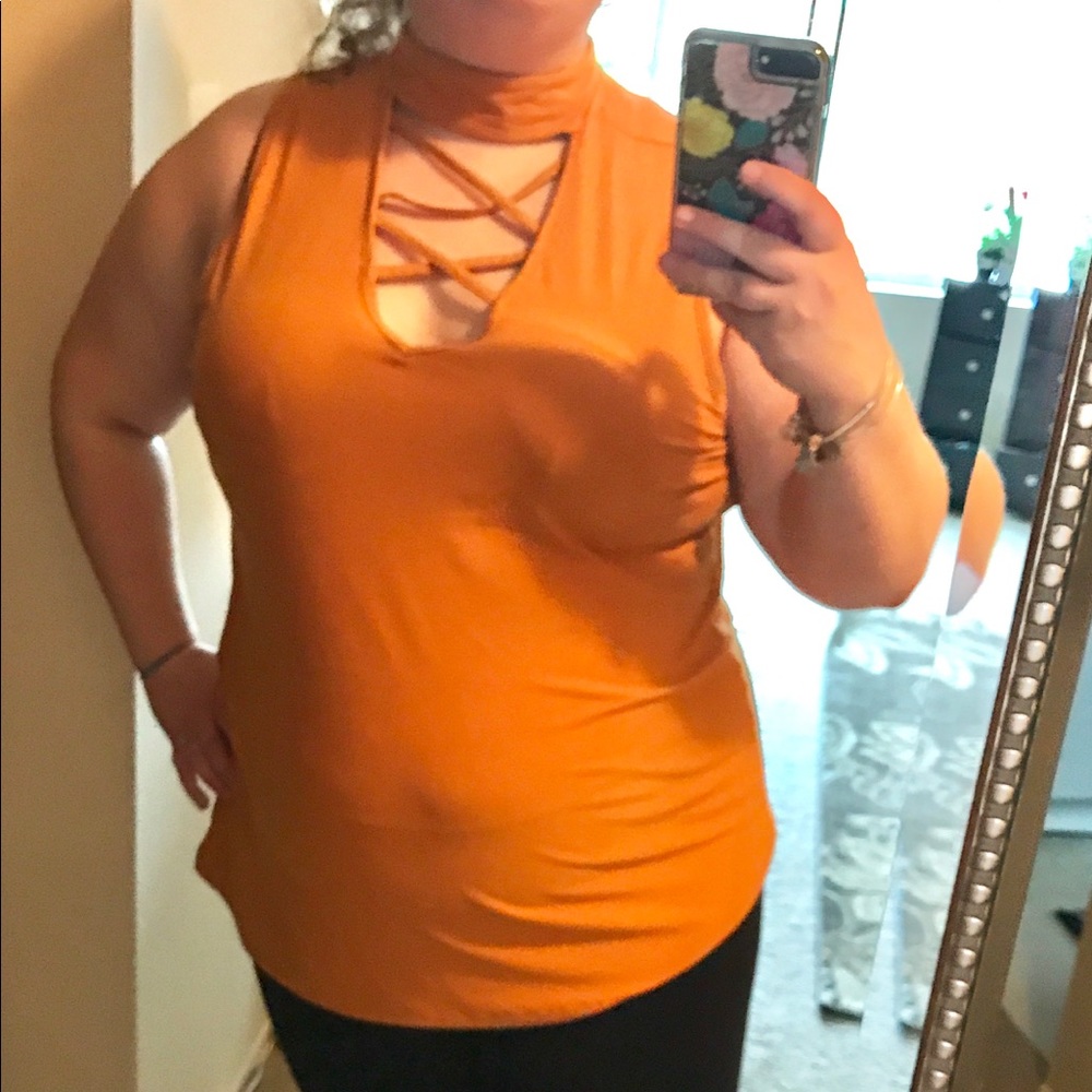 Eyecandy Orange Top